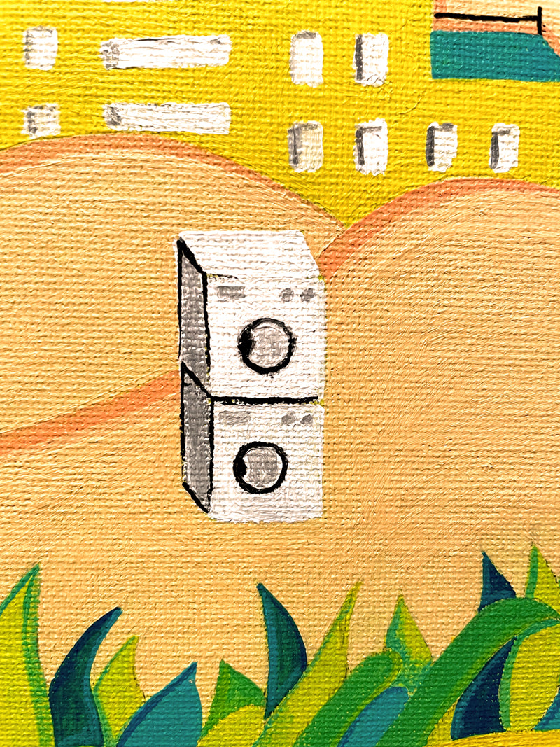 40 GRAD | Acryl auf Leinwand | 18x24cm