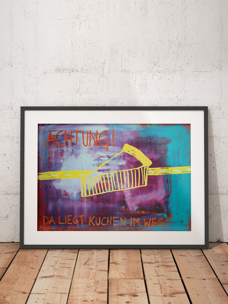 ACHTUNG! KUCHEN. | Fine Art Print