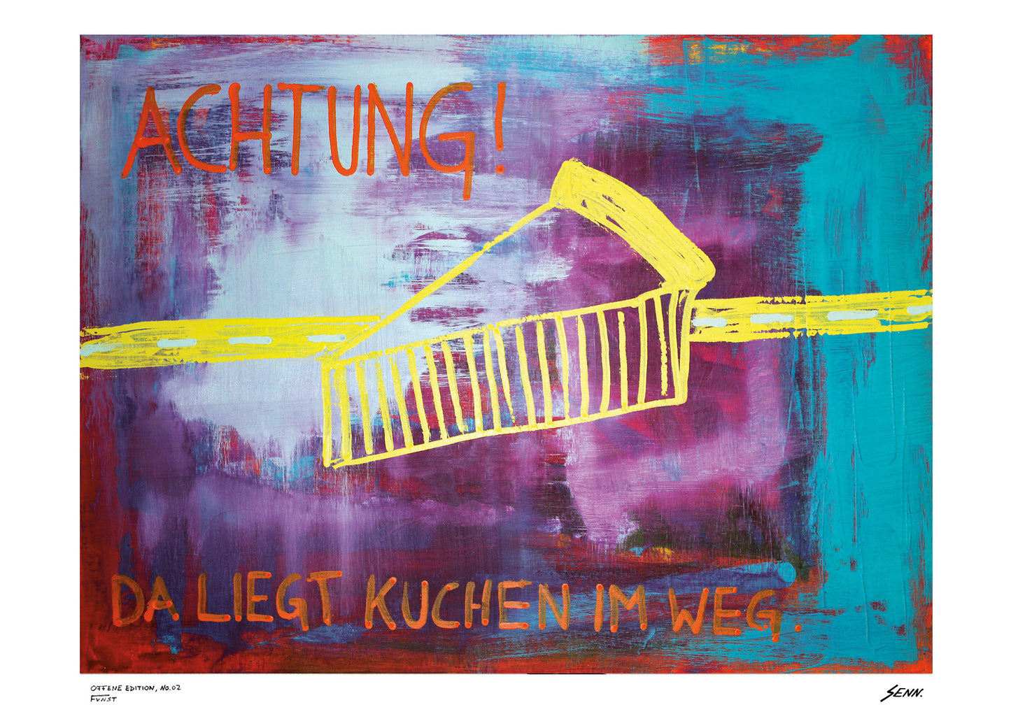 ACHTUNG! KUCHEN. | Fine Art Print