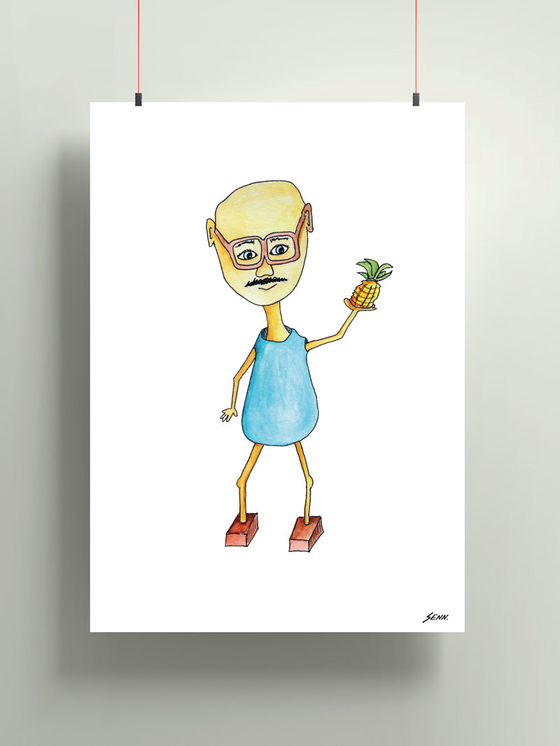 ANANAS MAN | Art Print