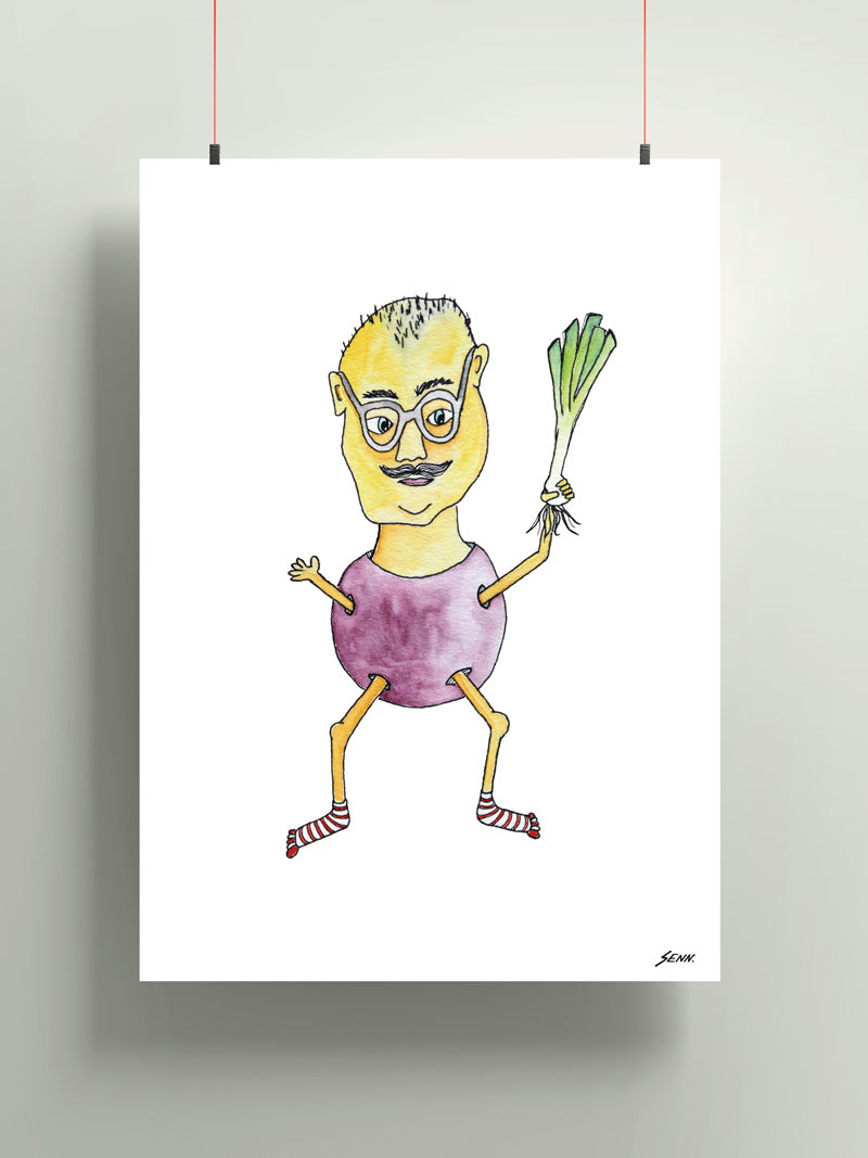 LAUCH MAN | Art Print