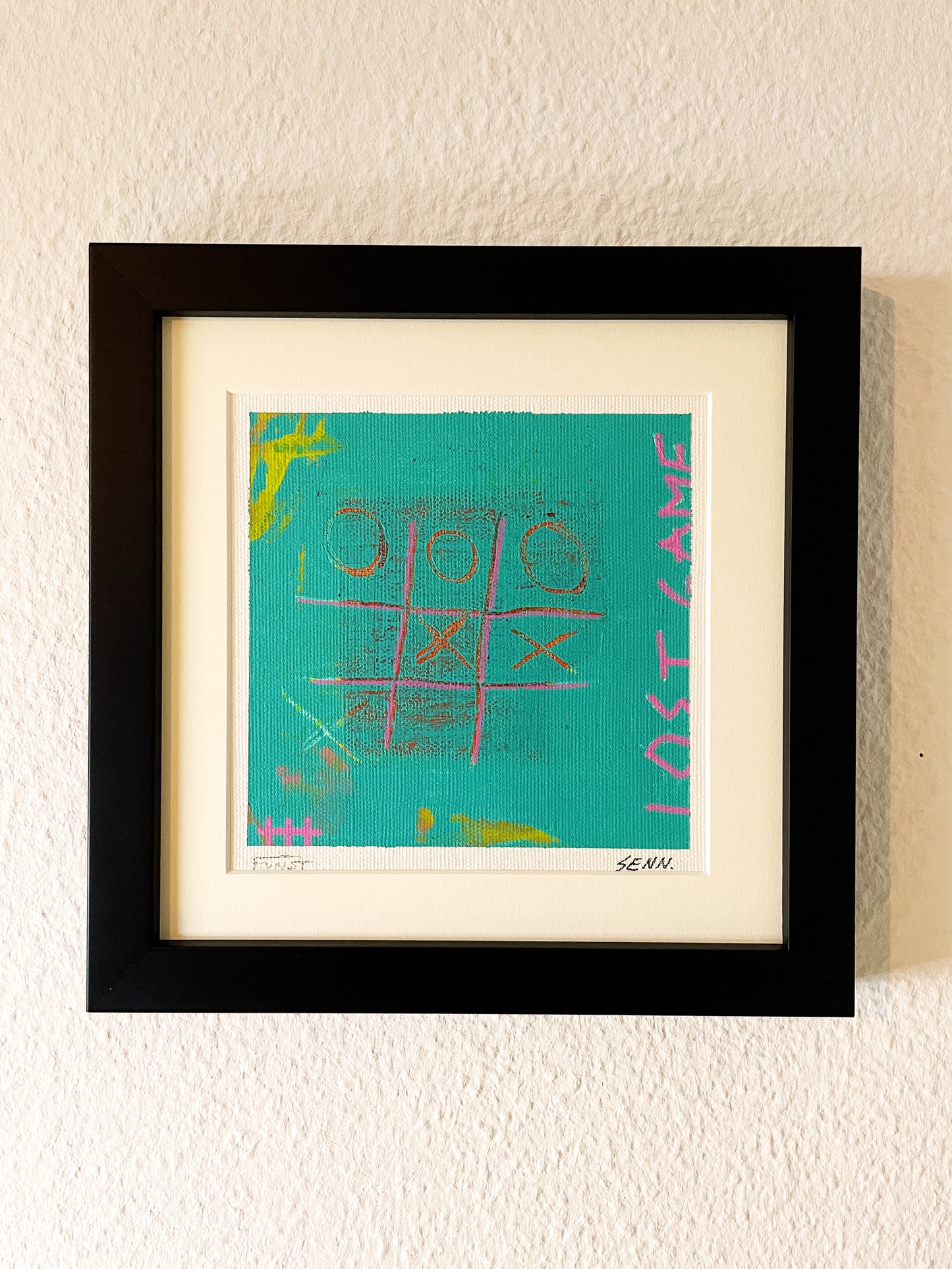 LOST GAME | 16x16cm | gerahmt