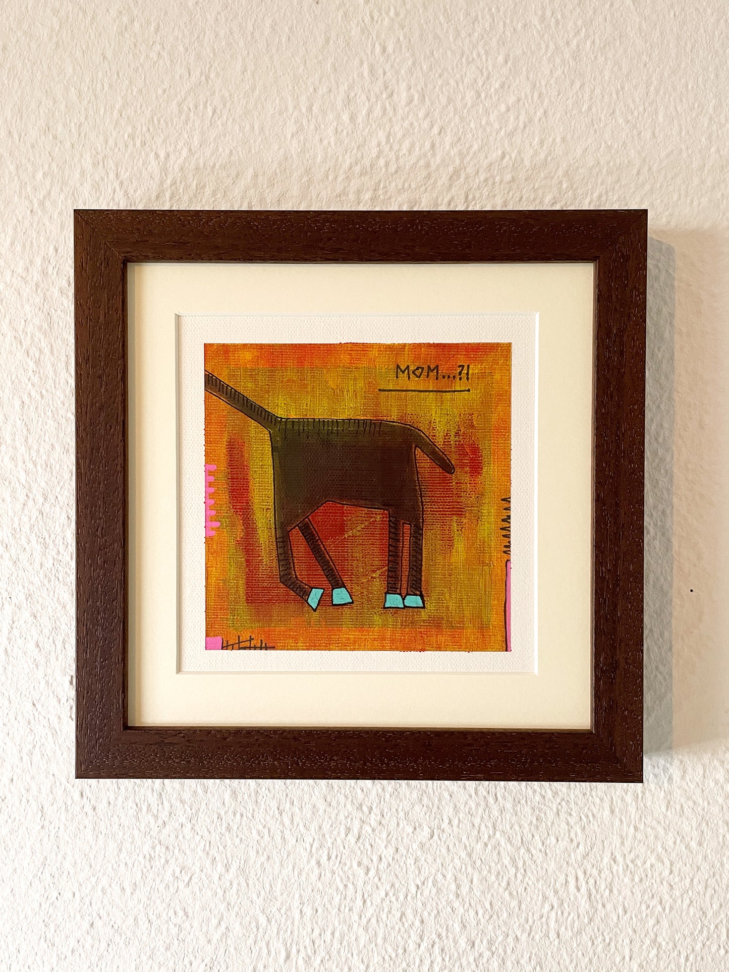 MOM?! - PART 2 | 16x16cm | gerahmt