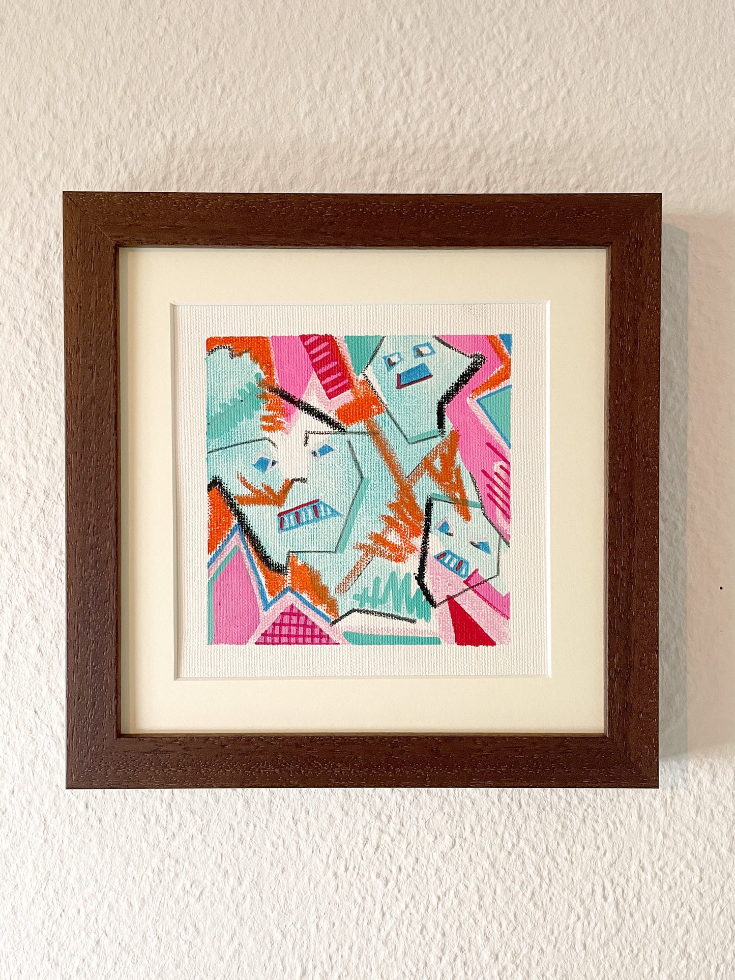 KIRMESKOPF | 16x16cm | gerahmt