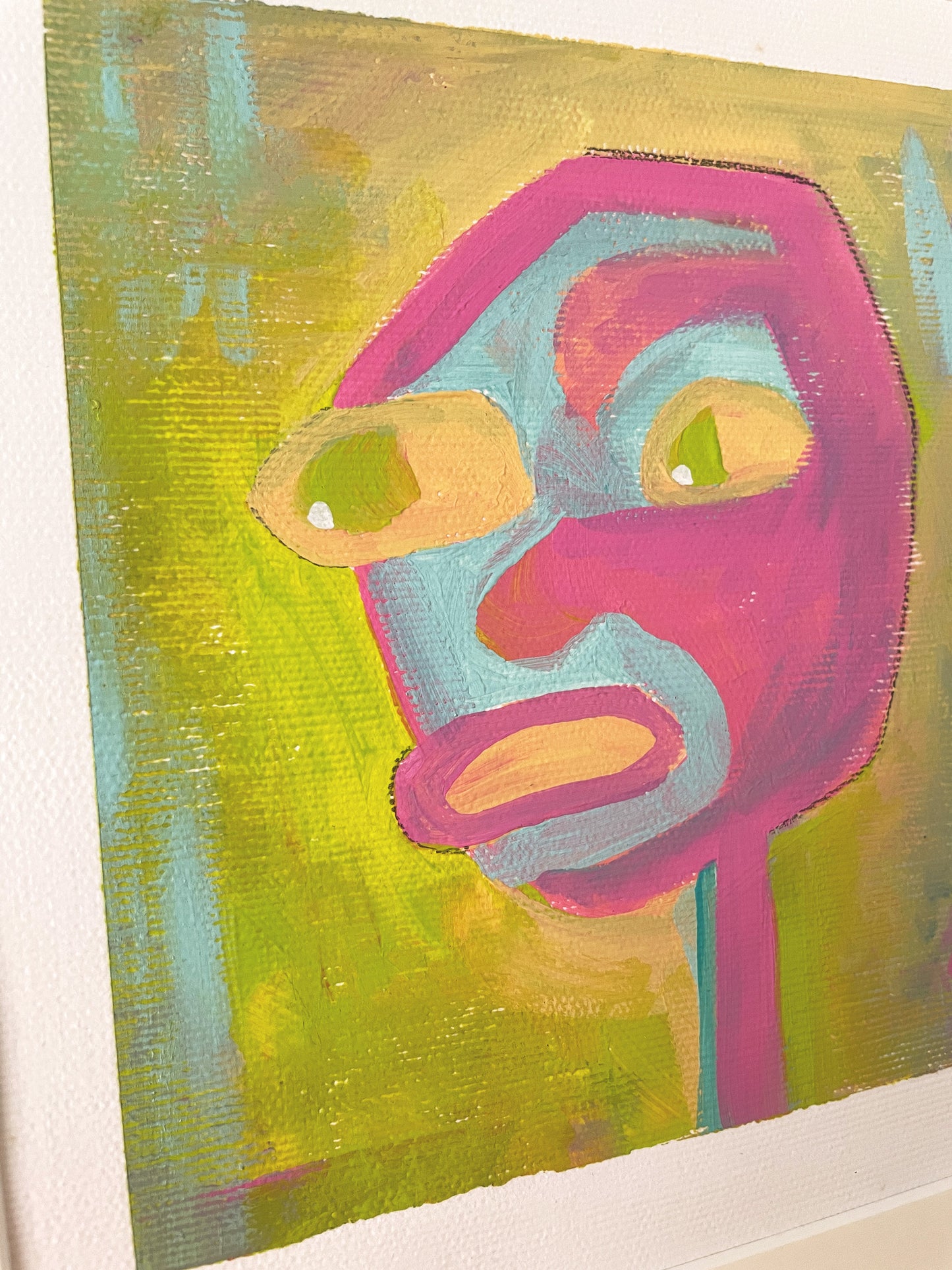 ANXIETY | 20x20cm | gerahmt