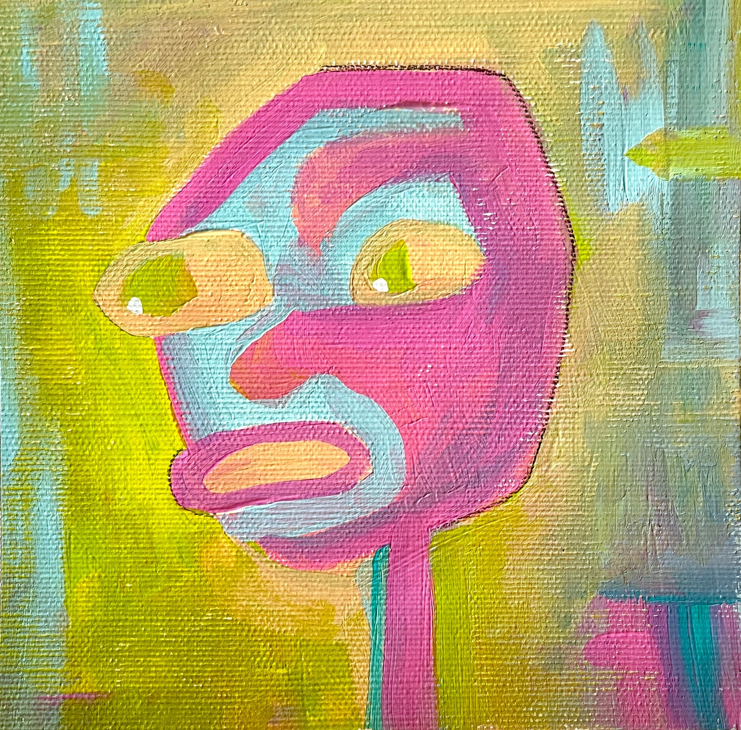 ANXIETY | 20x20cm | gerahmt