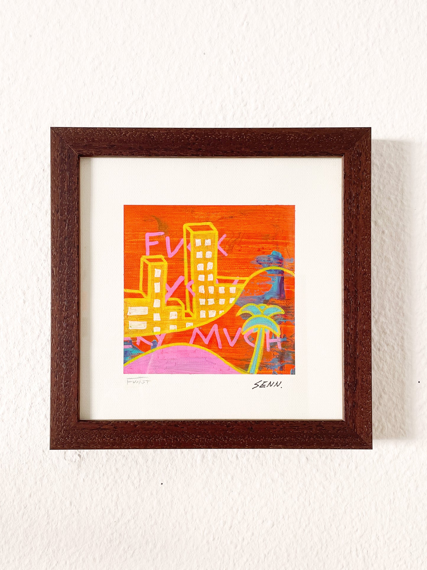FYVM | 20x20cm | gerahmt