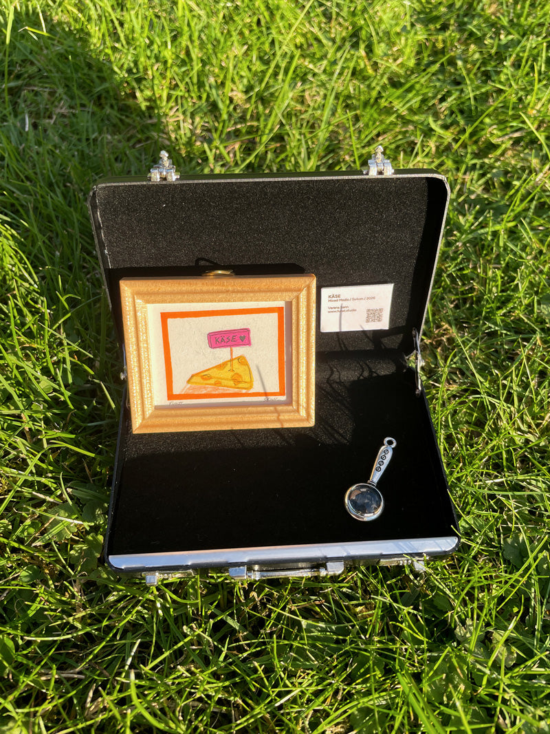 KÄSE | 5x4cm | Miniatur-Kunstwerk