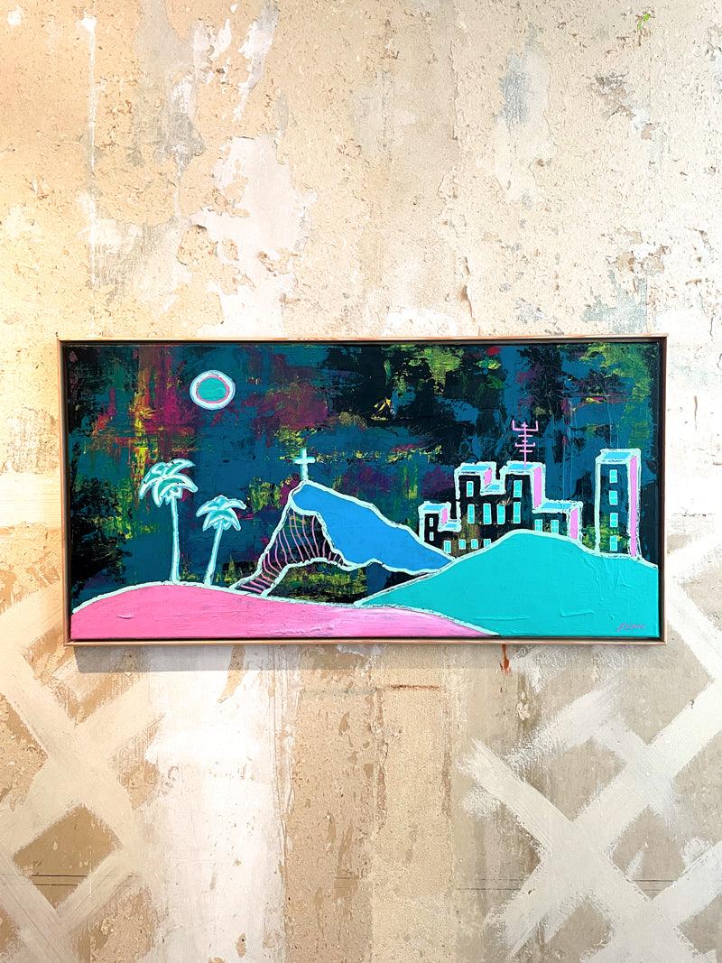 MOUNTAIN AT MY GATES | Acryl auf Leinwand | 80x40cm
