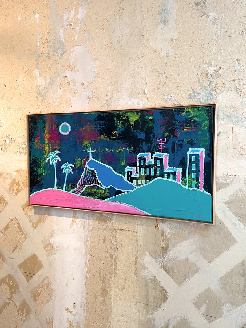 MOUNTAIN AT MY GATES | Acryl auf Leinwand | 80x40cm