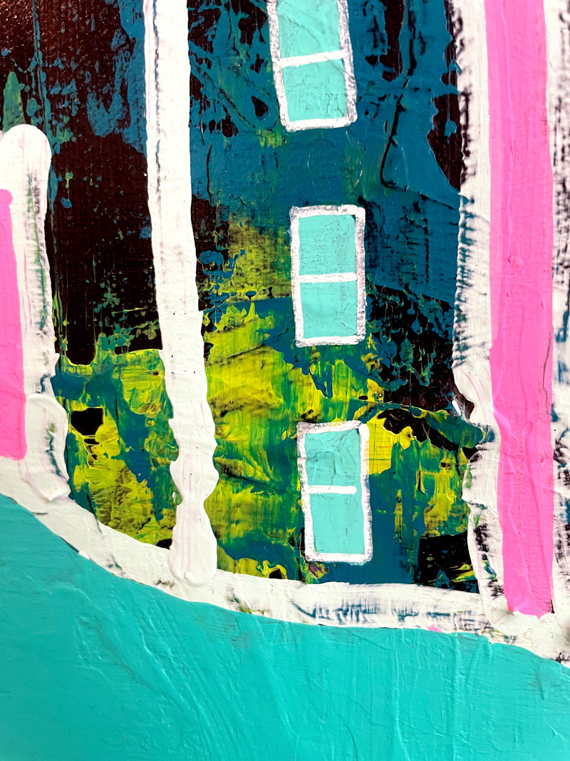 MOUNTAIN AT MY GATES | Acryl auf Leinwand | 80x40cm