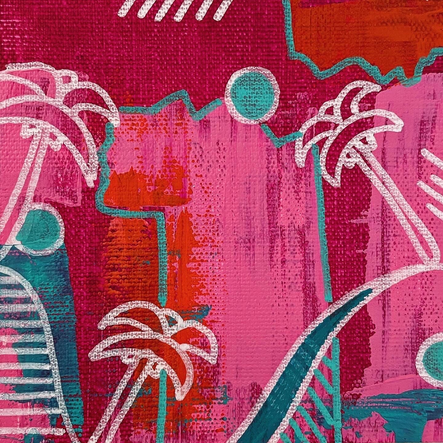 PALMTREES 1 | 20x20cm | gerahmt