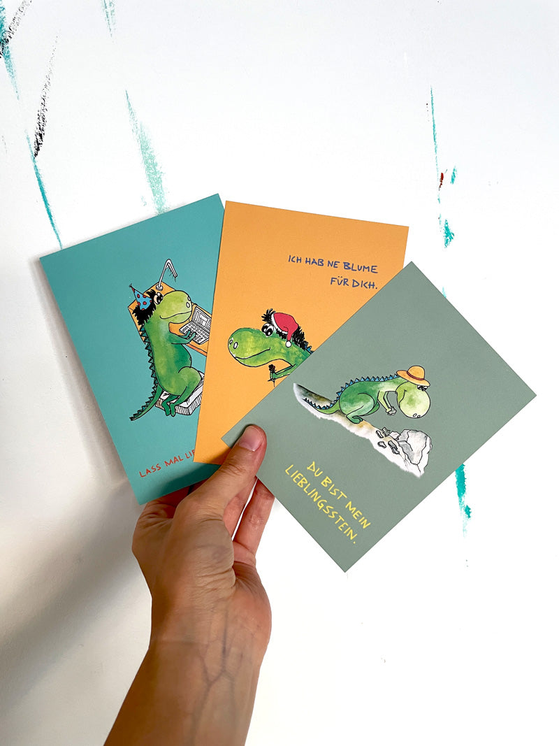 POSTKARTEN NETTIGKEITEN | 3er Set