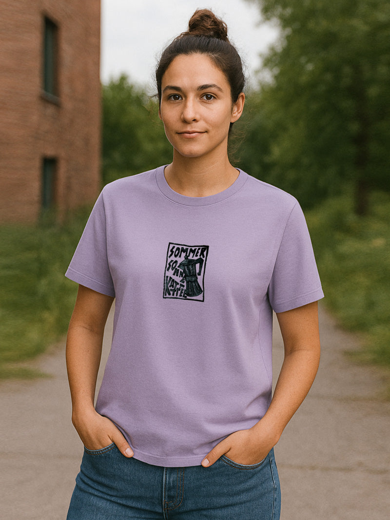 T-SHIRT SOMMER SONNE KAFFEE | Unisex