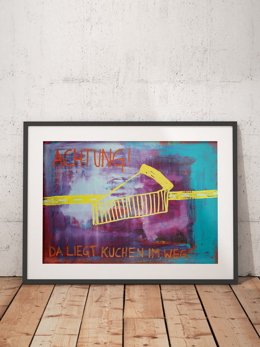 ACHTUNG! KUCHEN. | Fine Art Print