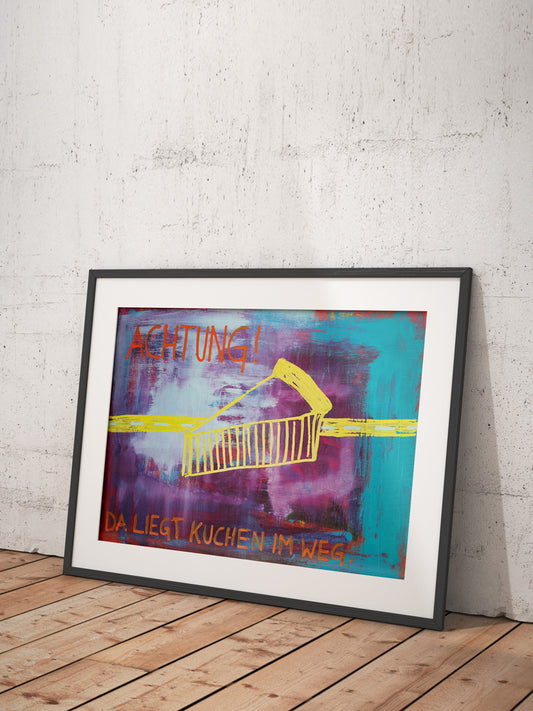 ACHTUNG! KUCHEN. | Fine Art Print