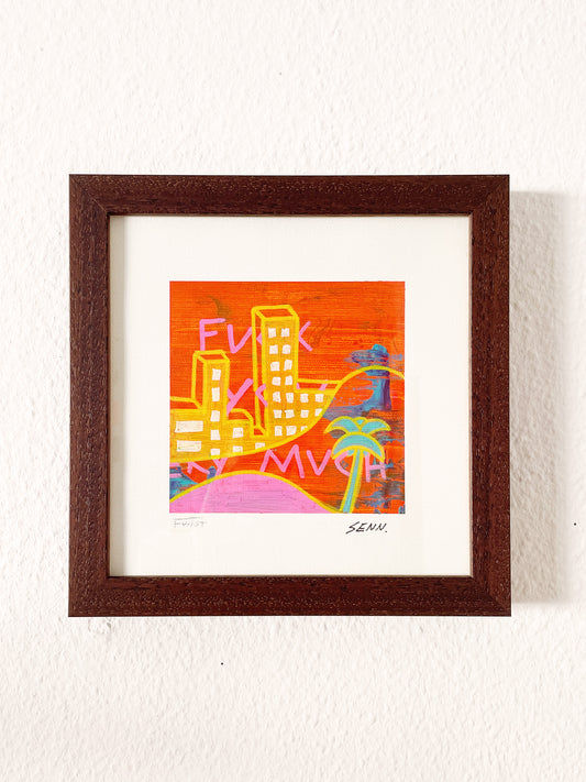 FYVM | 20x20cm | gerahmt