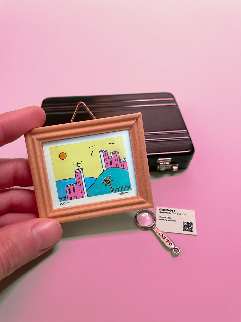 VORSTADT 1 | 5x4cm | Miniatur-Kunstwerk