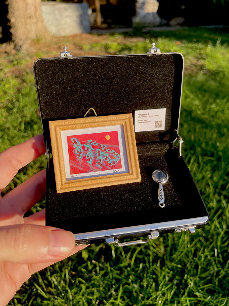WEINBERG | 5x4cm | Miniatur-Kunstwerk