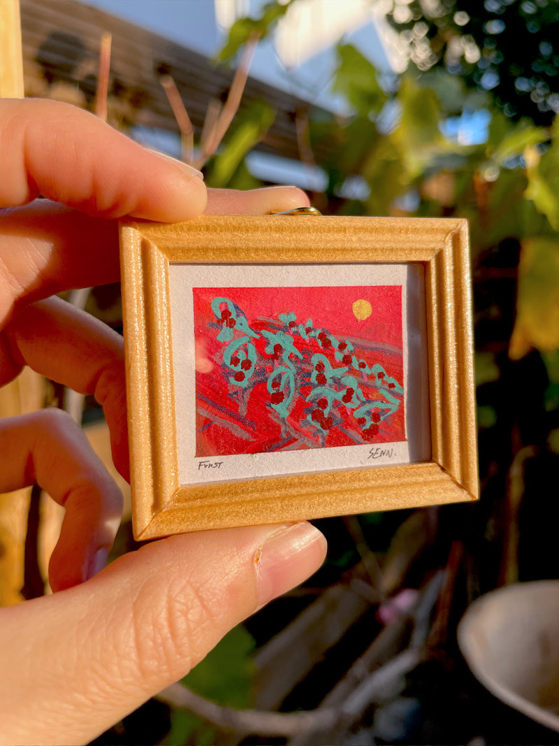 WEINBERG | 5x4cm | Miniatur-Kunstwerk
