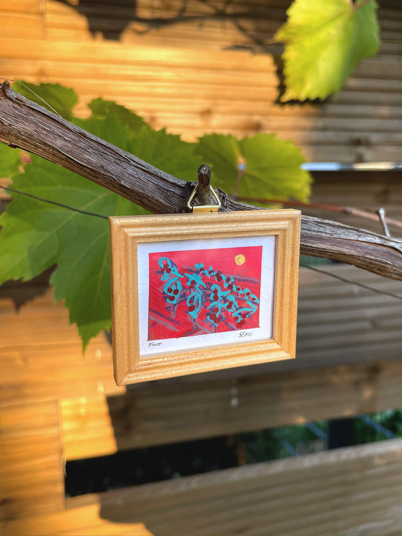 WEINBERG | 5x4cm | Miniatur-Kunstwerk