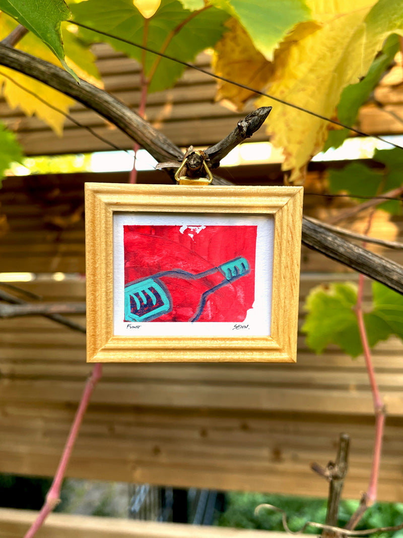 WEINPROBE | 5x4cm | Miniatur-Kunstwerk