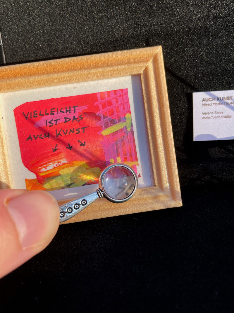 AUCH KUNST | 5x4cm | Miniatur-Kunstwerk