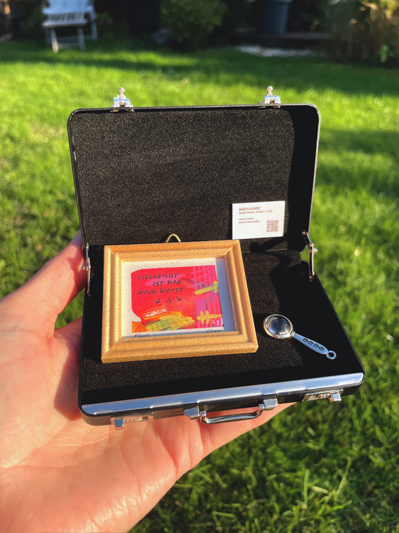 AUCH KUNST | 5x4cm | Miniatur-Kunstwerk