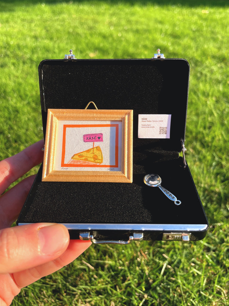 KÄSE | 5x4cm | Miniatur-Kunstwerk
