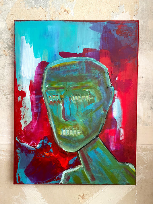 DEAD TALK | Acryl auf Leinwand | 30x40cm