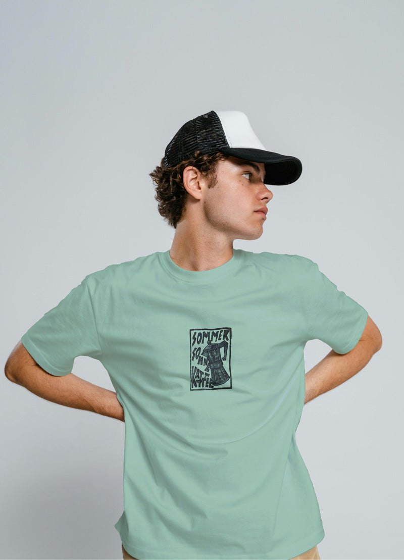 T-SHIRT SOMMER SONNE KAFFEE | Unisex